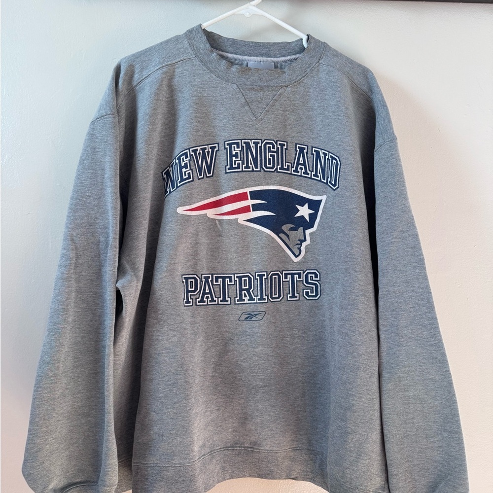 New England Patriots Gray Sweatshirt